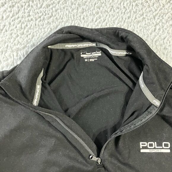 Ralph Lauren Polo Sport Sweater Mens M Quarter Zip Performance Outdoor Golf - Picture 4 of 9